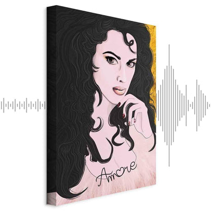 Leinwandbild - Amore Mio (1 Part) Vertical