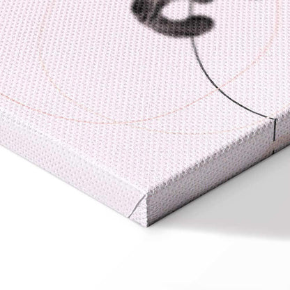 Leinwandbild - Liquid Lips (1 Part) Vertical