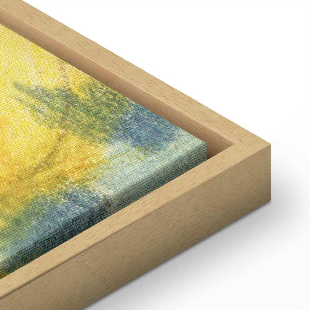 Leinwandbild - August Macke – Walker under trees (Walker in the park)