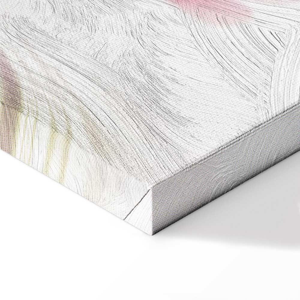 Leinwandbild - Magnolias over Water (5 Parts) Wide Pink