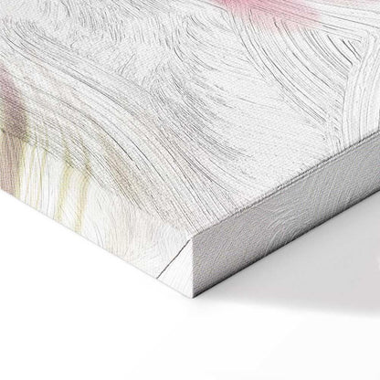 Leinwandbild - Magnolias over Water (5 Parts) Wide Pink