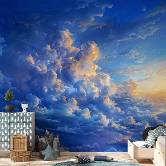 Fototapete - When the Sky Becomes a Canvas: Artistic Creation of Nature in the Clouds Artgeist