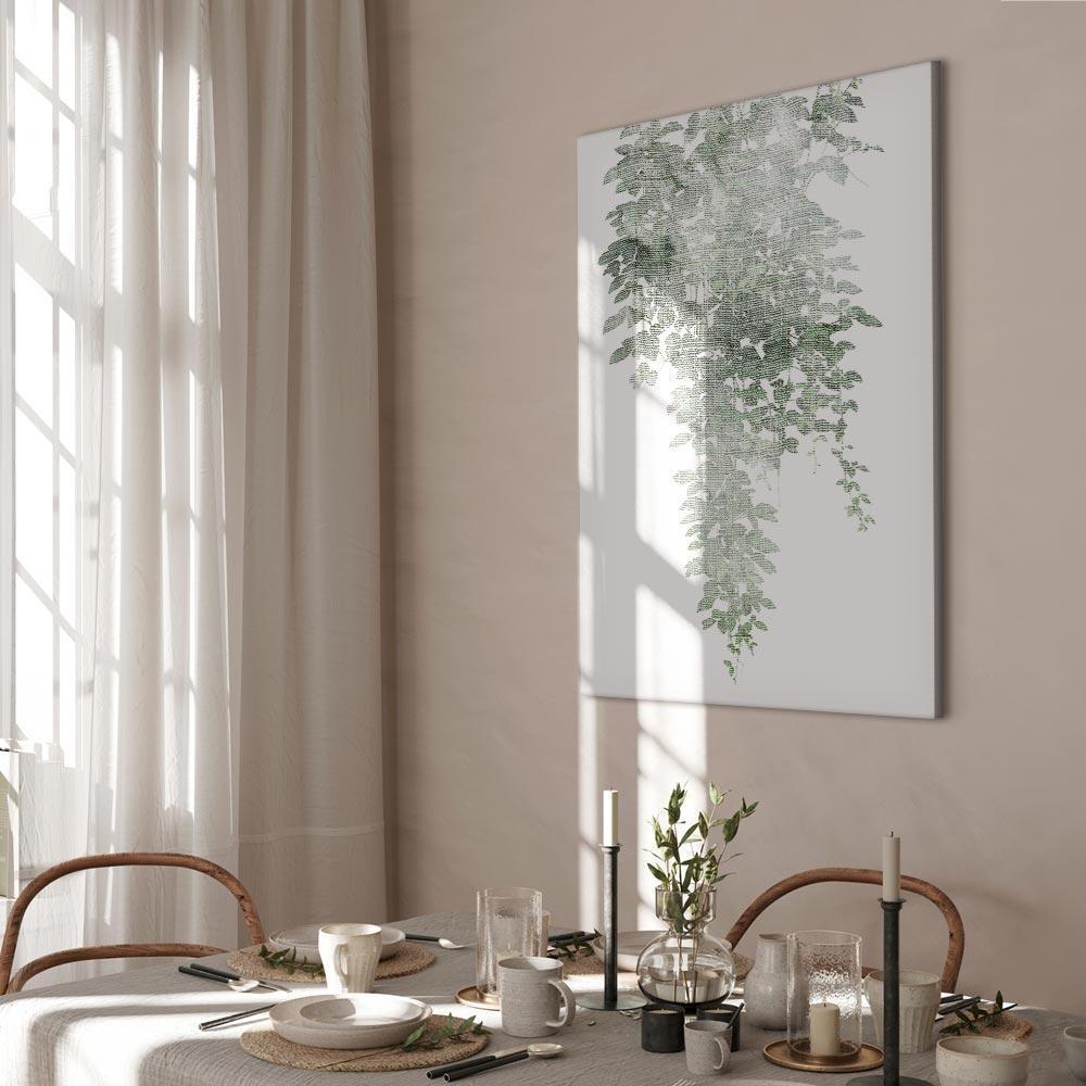 Leinwandbild - Green Cascade (1 Part) Vertical