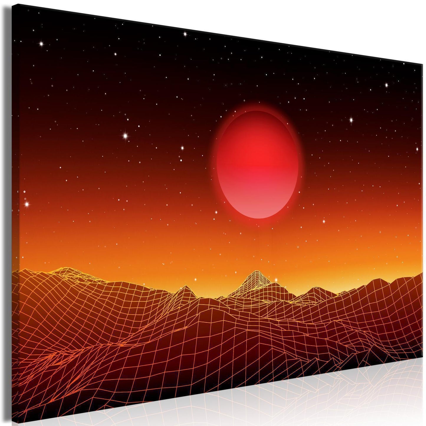 Leinwandbild - Futuristic landscape (1 Part) Wide Artgeist