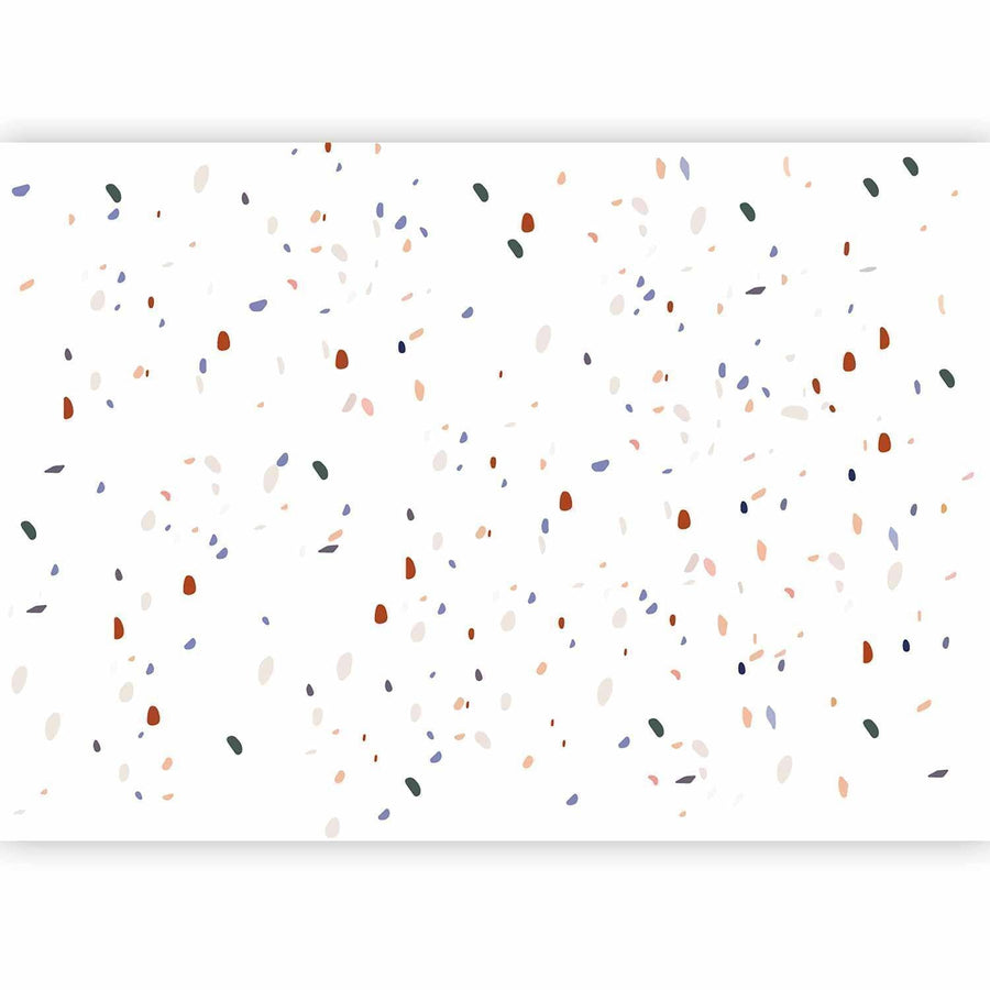 Fototapete - Classic Terrazzo on White Background Artgeist