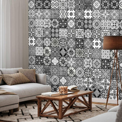 Tapete - Arabesque - Black& White