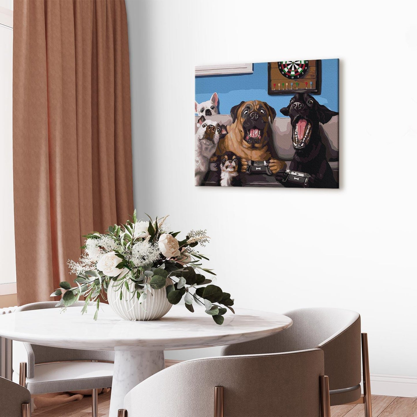 Malen nach Zahlen - Doggy players