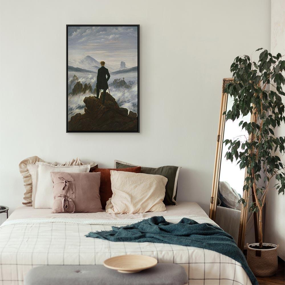Leinwandbild - Caspar David Friedrich – Wanderer above the Sea of Fog