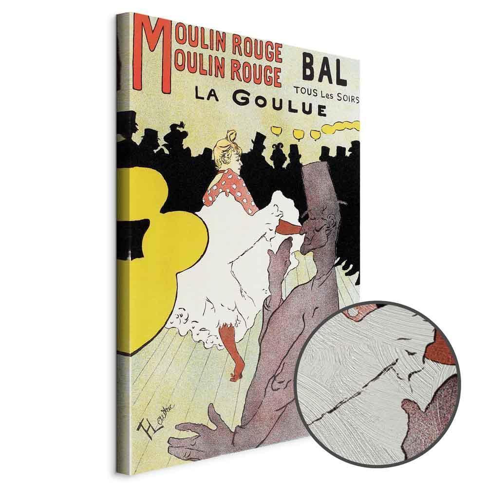 Leinwandbild - Henri de Toulouse-Lautrec – Moulin Rouge – La Goulue