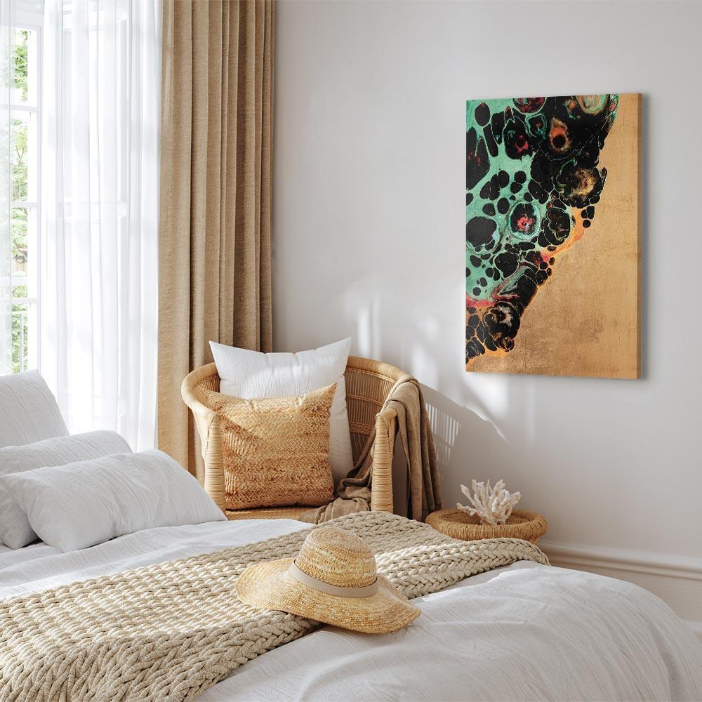 Leinwandbild - Composition of Micro Shapes (1-part) - Abstract Forms of Colors