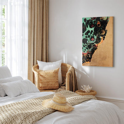 Leinwandbild - Composition of Micro Shapes (1-part) - Abstract Forms of Colors