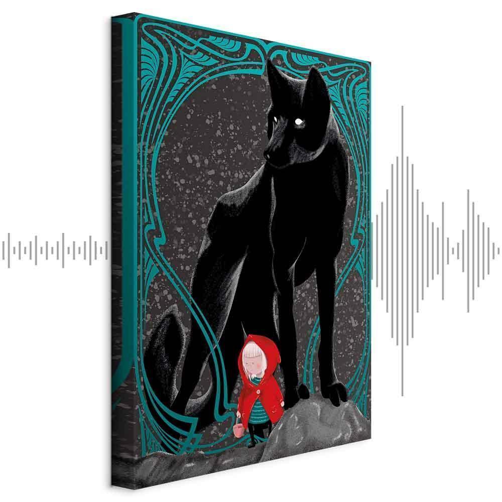 Leinwandbild - Red Riding Hood (1 Part) Vertical