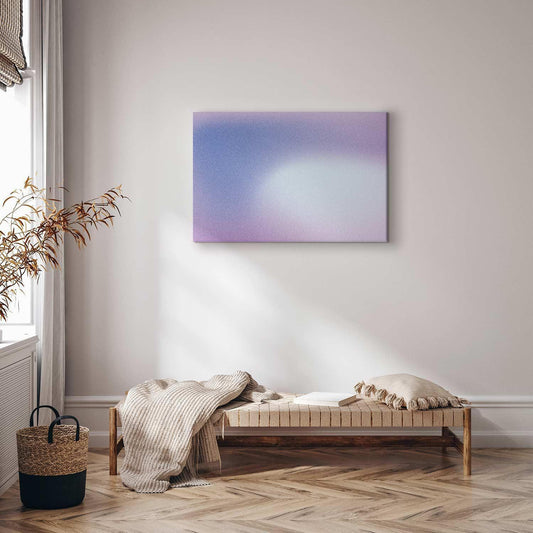 Leinwandbild - Heather Mist - Delicate Gradient Comprising Various Shades of Violet Artgeist