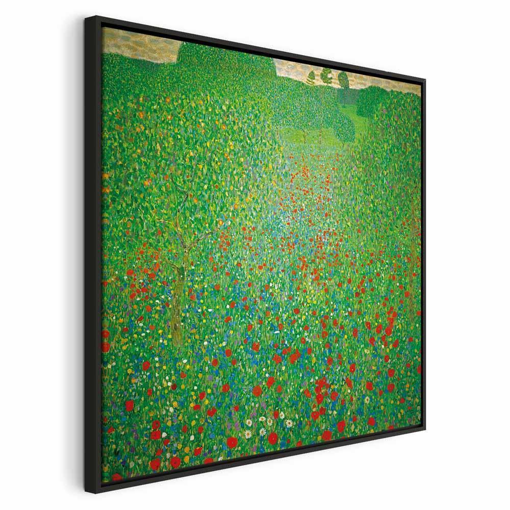 Leinwandbild - Gustav Klimt – Poppy Field