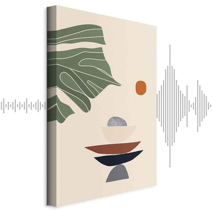 Leinwandbild - On the Sunny Terrace (1 Part) Vertical