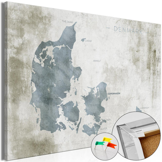 Korkbild - Scandinavian Blue Artgeist