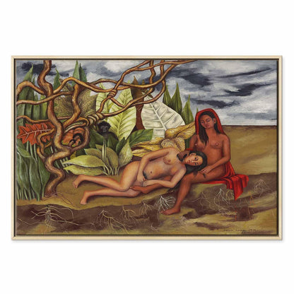 Leinwandbild - Frida Kahlo – Two Nudes in a Forest (The Earth Itself)