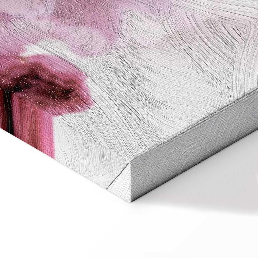 Leinwandbild - Flowery Glamour (1-part) - Flower Petals in Shades of Pink