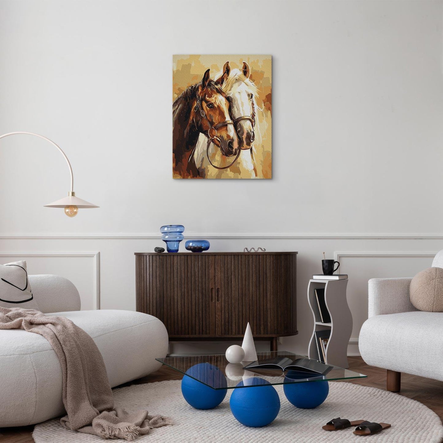 Malen nach Zahlen - Noble horses