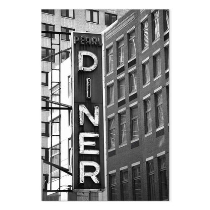 Leinwandbild - New York Neon Sign (1 Part) Vertical