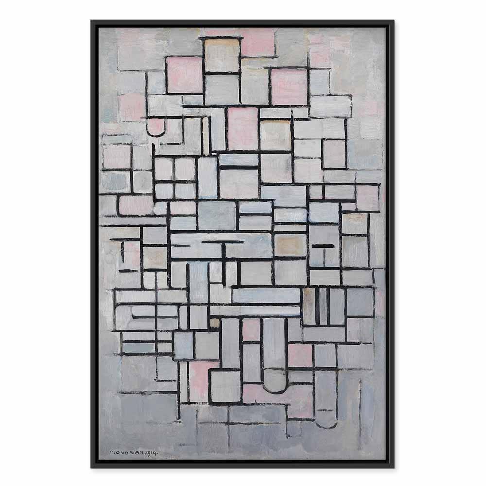 Leinwandbild - Piet Mondrian – Composition No IV
