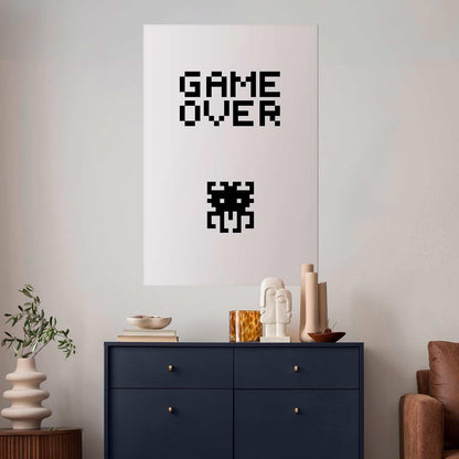 Poster Game Over – Retro-Gaming-Stil für echte Zocker