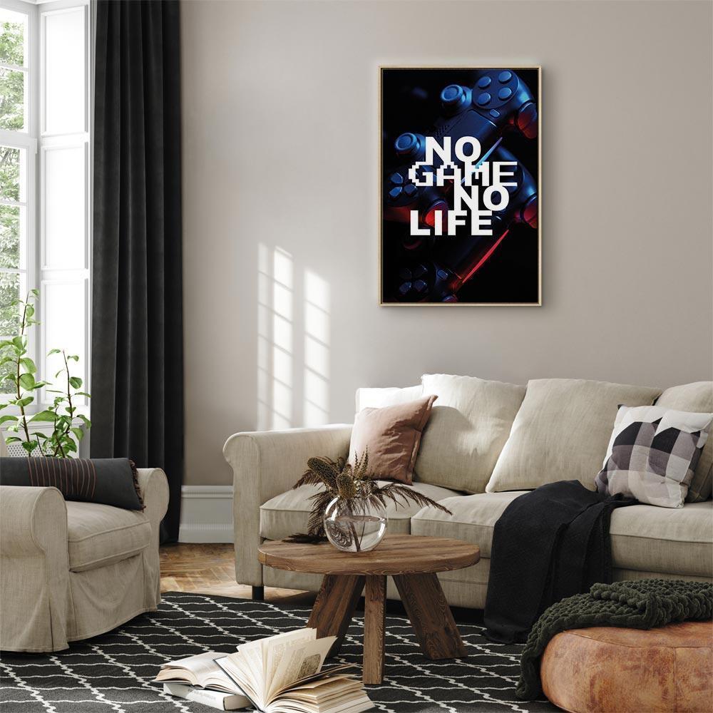 Leinwandbild No Game No Life Bunt – Gaming Wandkunst