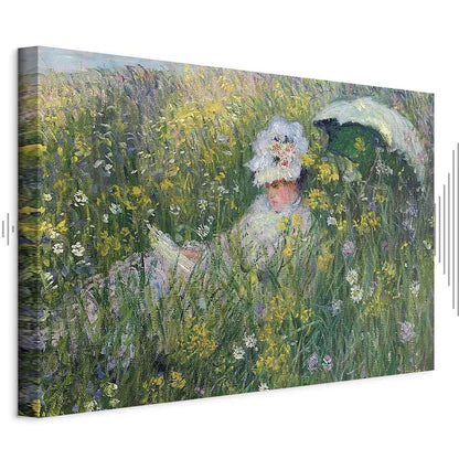 Leinwandbild - Claude Monet – In the Meadow