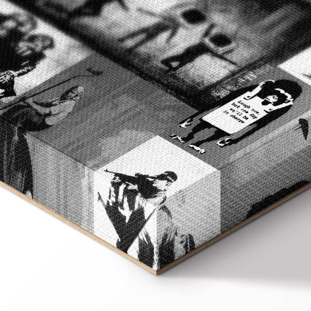 Leinwandbild - Street Art: Banksy