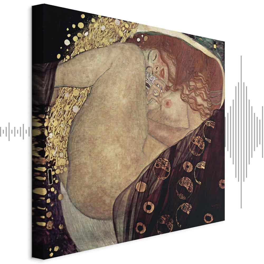 Leinwandbild - Gustav Klimt – Danae