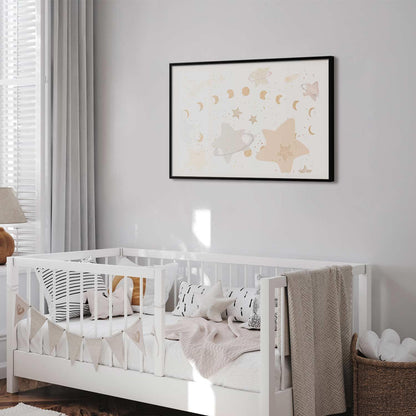 Poster - Moon and Stars