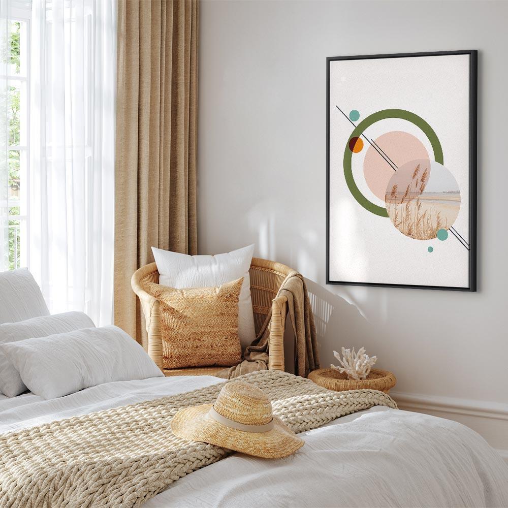 Leinwandbild - Geometric Landscape (1 Part) Vertical