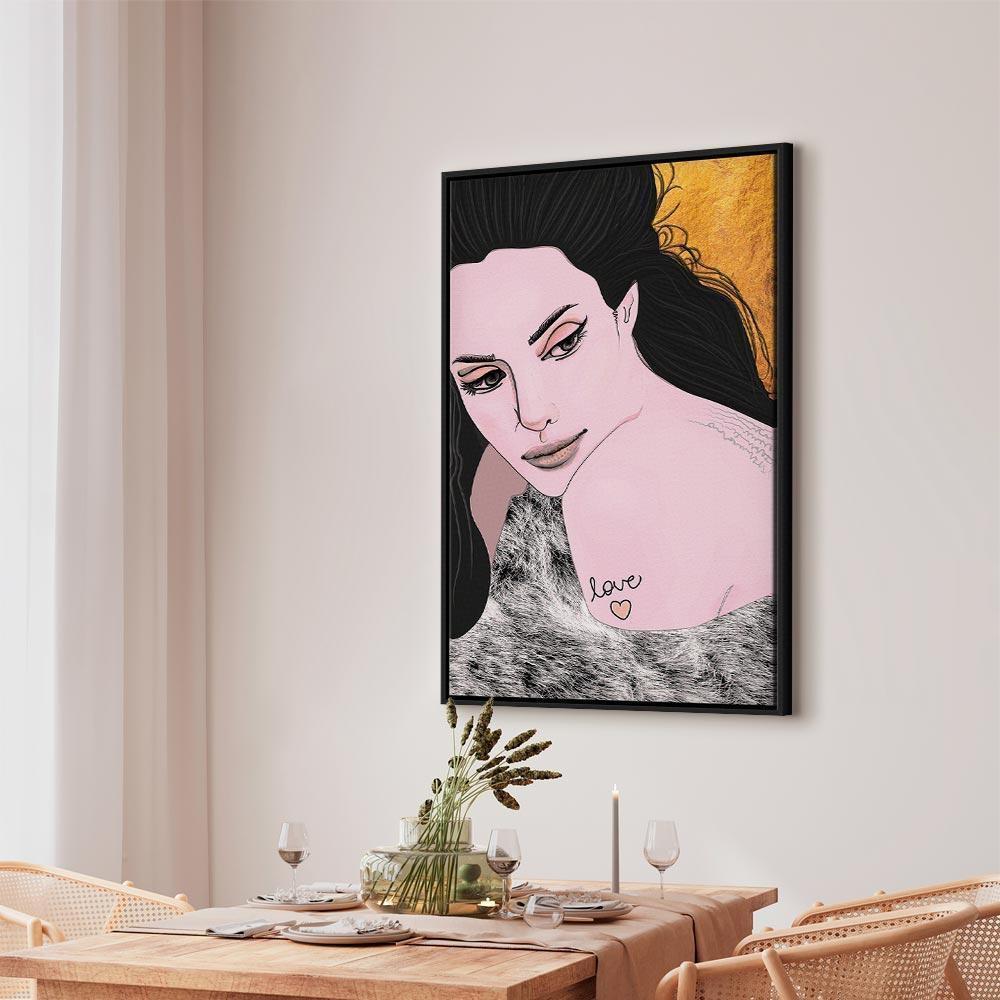 Leinwandbild - Sensual and Love (1 Part) Vertical