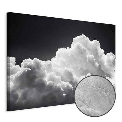 Leinwandbild - Discover the Endless Play of Sunlight – Clouds and Shadows in the Sky