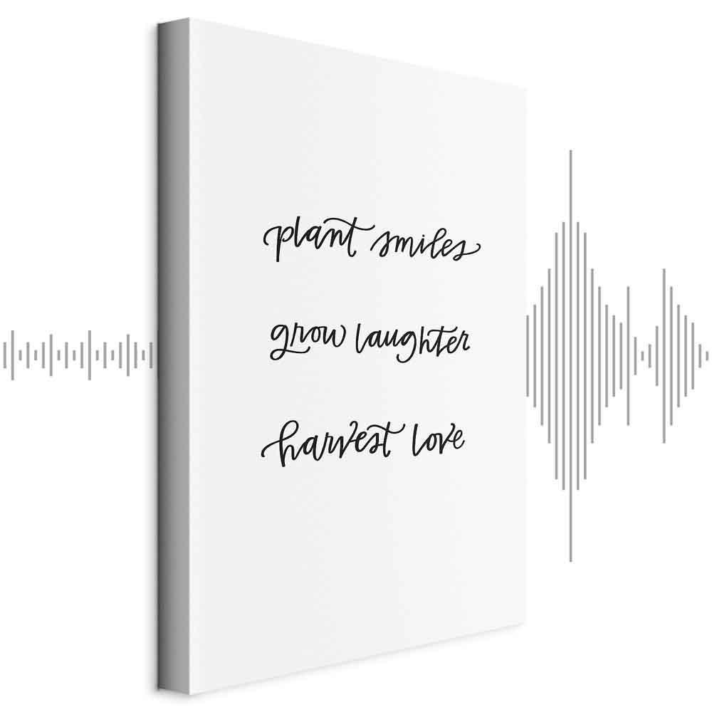 Leinwandbild - Joy and Love (1 Part) Vertical