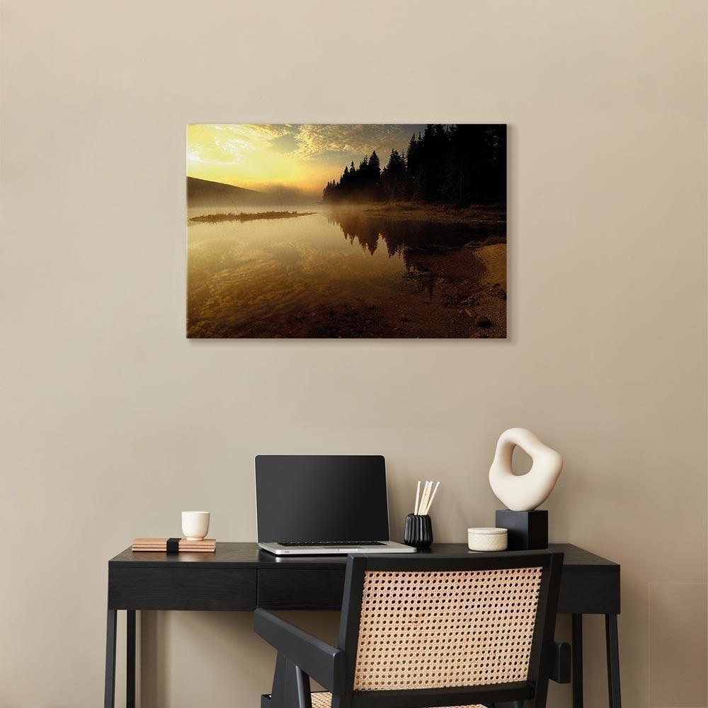 Leinwandbild - Autumn Evening (1 Part) Wide