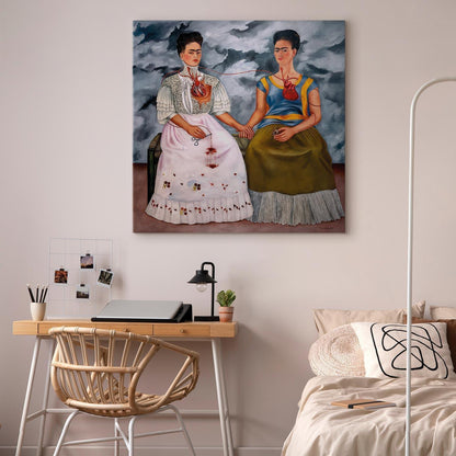 Leinwandbild - Frida Kahlo – The Two Fridas