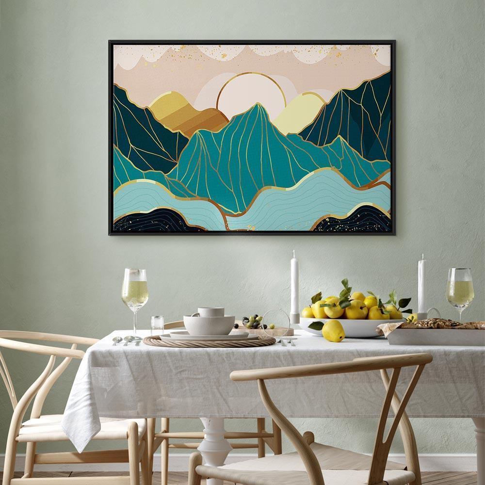 Leinwandbild - Green Pastures (1 Part) Wide