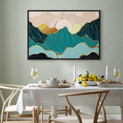 Leinwandbild - Green Pastures (1 Part) Wide