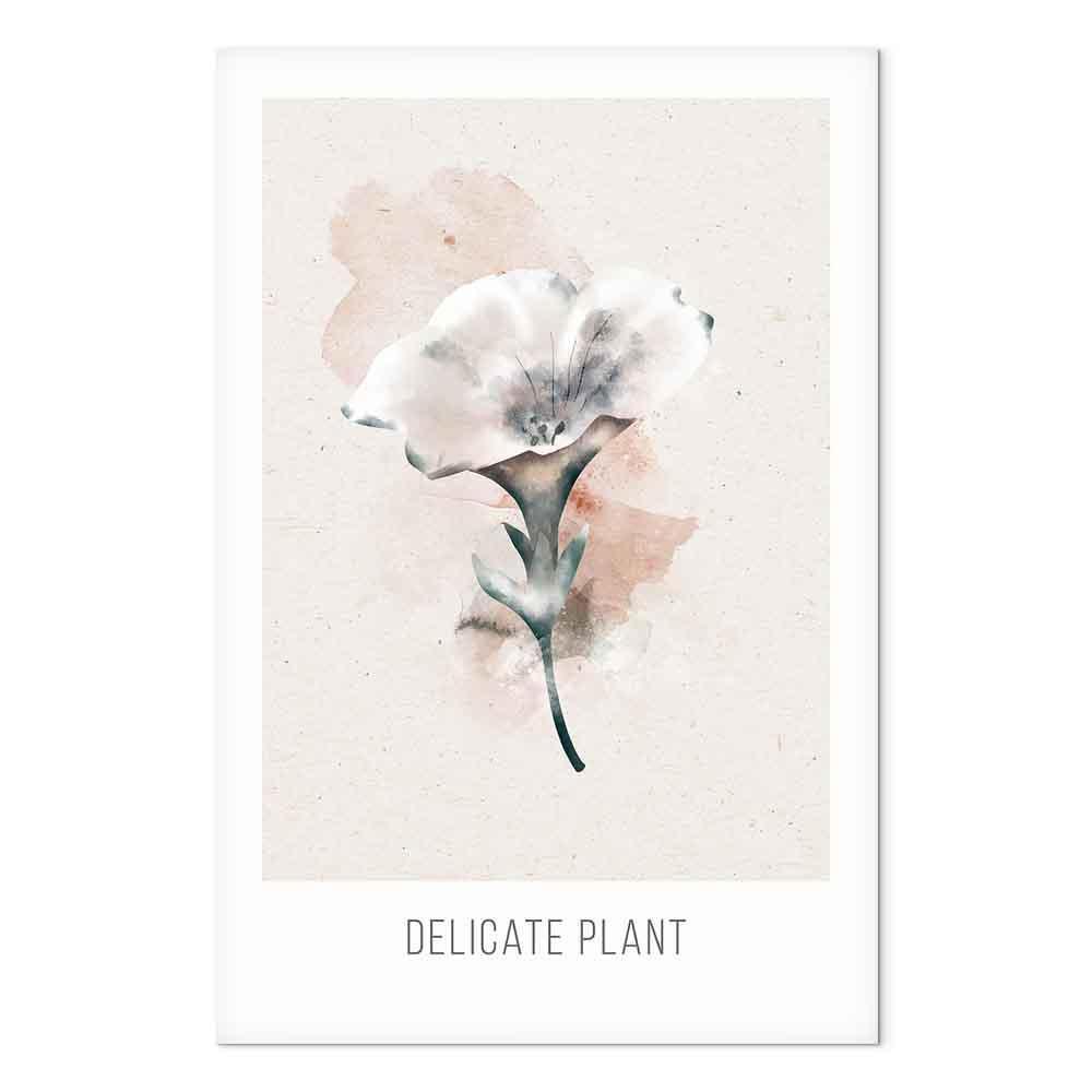 Leinwandbild - Delicate Plant (1 Part) Vertical