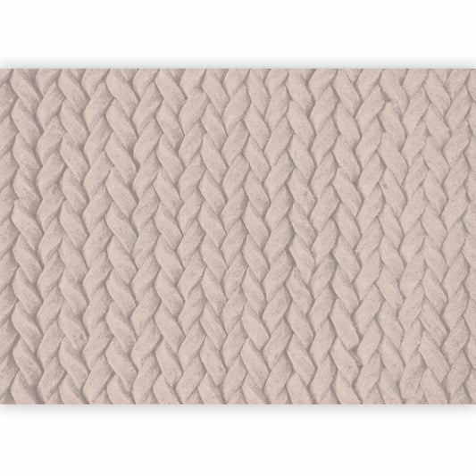 Fototapete Geflochtenes Muster – Strukturierte Flechtoptik in Naturtönen