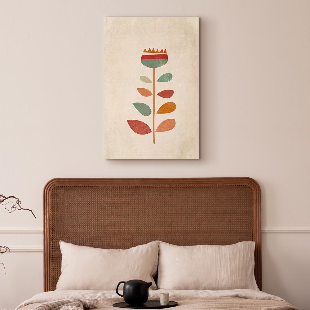 Leinwandbild - Queen of Flowers (1 Part) Vertical