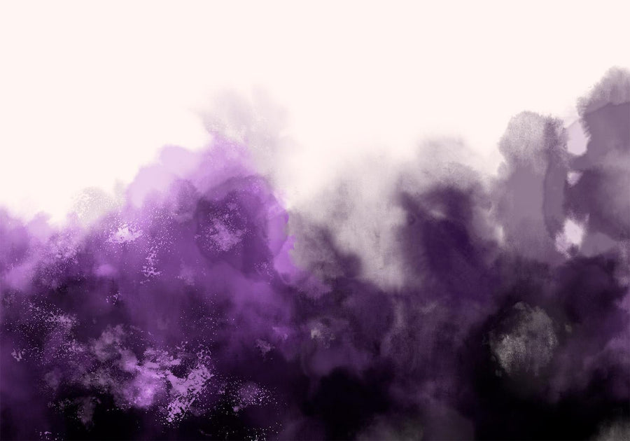 Fototapete - Watercolour Variation - Violet Artgeist