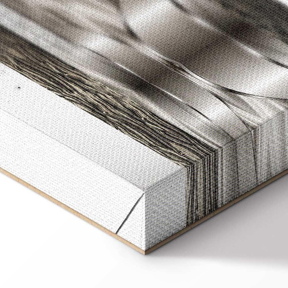 Leinwandbild - Metal World Map II