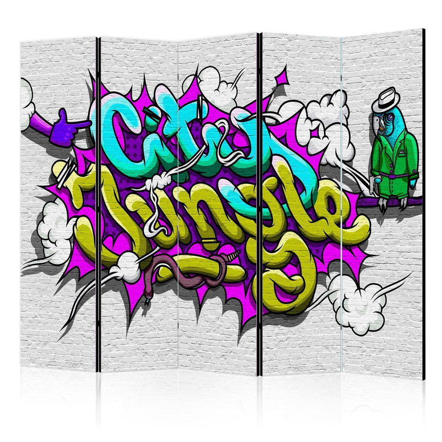 Paravent - City Jungle - graffiti II Artgeist