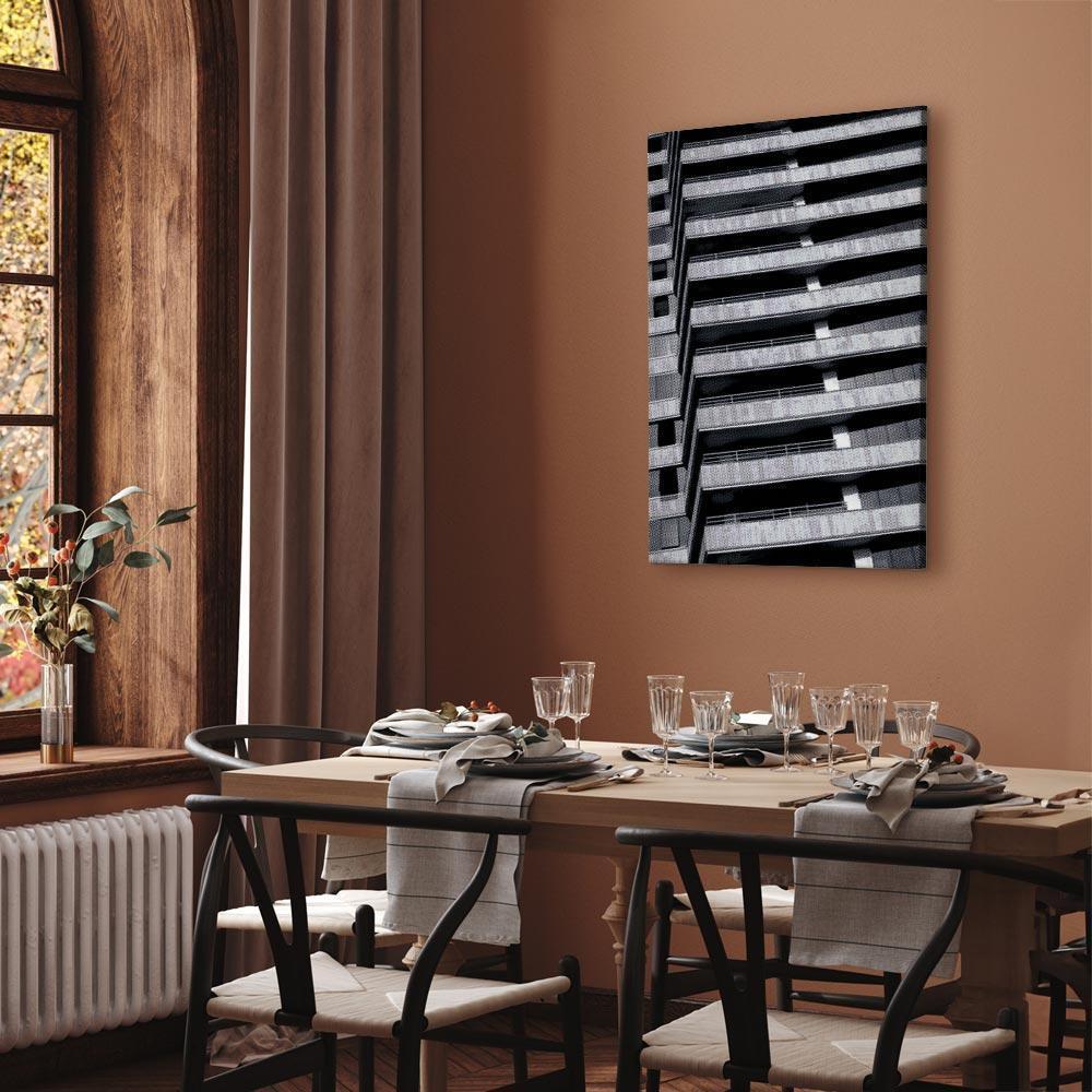 Leinwandbild - Architectural Raster (1 Part) Vertical