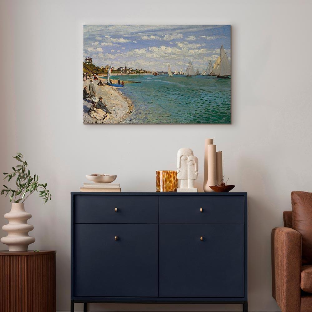 Leinwandbild - Claude Monet – Regatta at Sainte-Adresse