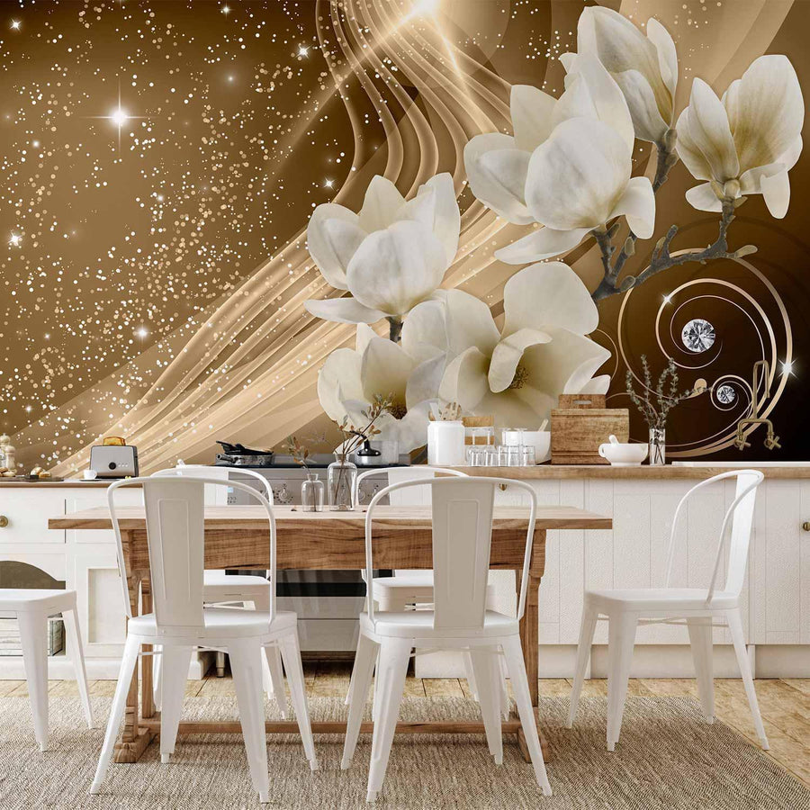 Fototapete - Golden Milky Way Artgeist