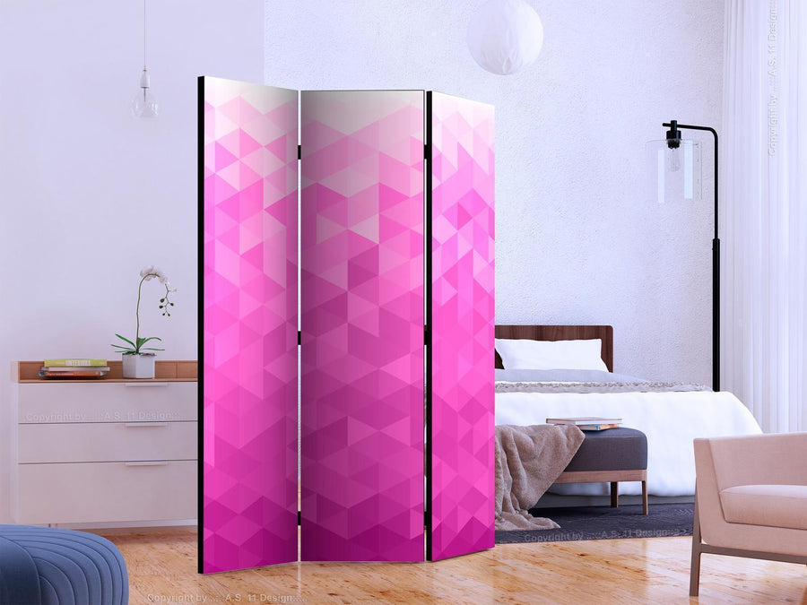 Paravent - Pink pixel Artgeist