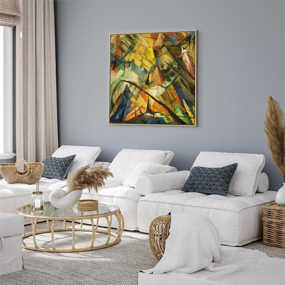 Leinwandbild - Franz Marc – Tirol